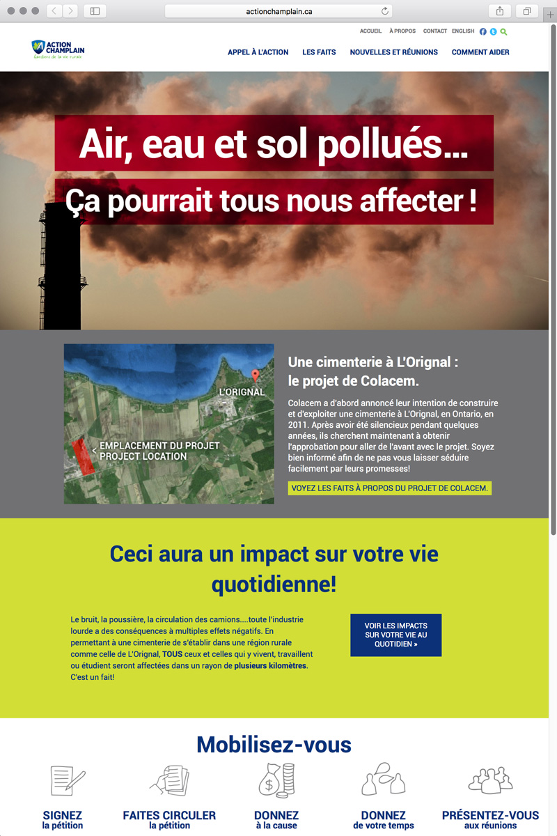 Web Action Champlain