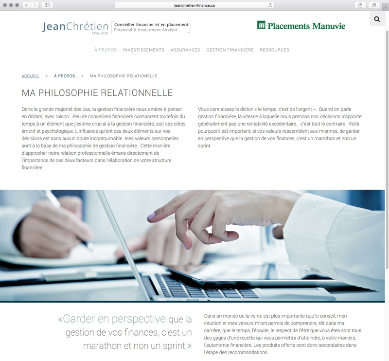 Web Jean Chretien