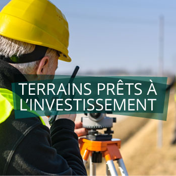 Terrains prêts à l’investissement.