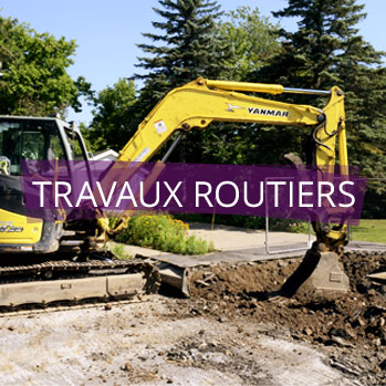 Travaux routiers.