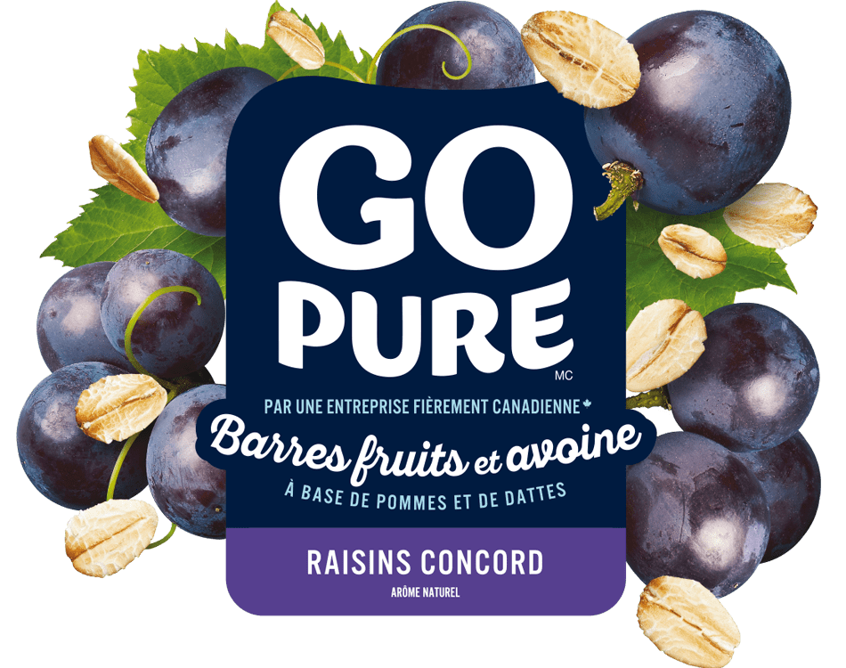 Barres fruits et avoine - Raisins Concord